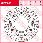 Přední brzdový kotouč TRW / Lucas Yamaha FZ8 800 SFazer 2010 - | Zboží Auto