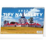 NOTIQUE Stolní Tipy na výlety 23,1 x 14,5 cm 2027 – Sleviste.cz