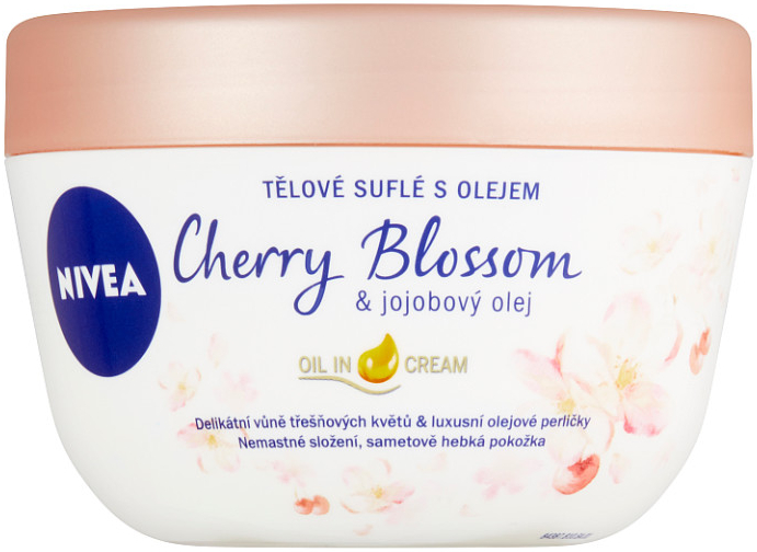 Nivea tělové suflé s olejem Cherry Blossom & jojobový olej 200 ml od 110 Kč  - Heureka.cz