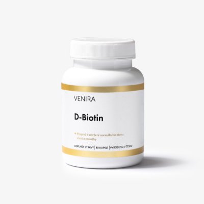 Venira D-biotin 80 kapslí
