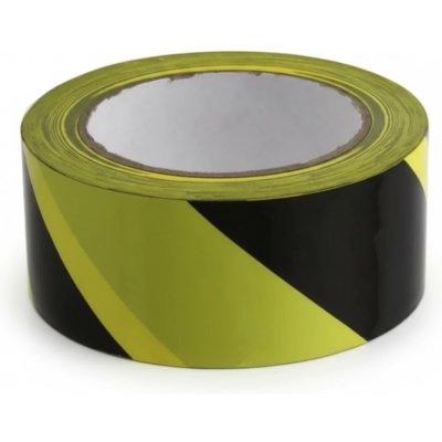 Flomat levá výstražná páska 33 m x 5 cm Černo-žlutá – Hledejceny.cz