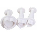 Cake Star Vypichovače Heart - srdce, 3x – Hledejceny.cz