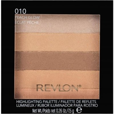 Revlon Paleta lisovaných rozjasňovačů mix odstínů 010 Peach Glow 7,5 g – Zboží Dáma