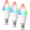 Žárovka TechToy Smart Bulb RGB 6W E14 ZigBee 3pcs set