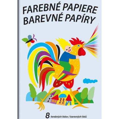 Pestrobarevné papíry A4 8 listů Notes – Zboží Dáma