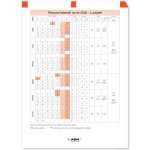 Formulář Plánovací kalendář A4 2026 1 list – Zboží Dáma