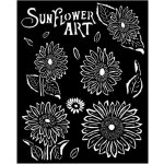 Stamperia Plastová šablona 20x25cm Slunečnice – HobbyKompas.cz