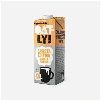 Oatly Ovesný nápoj Barista vanilkový 1 l – Sleviste.cz