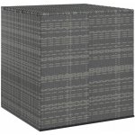 Nábytek XL box PE ratan 100 x 97,5 x 104 cm šedý – Hledejceny.cz