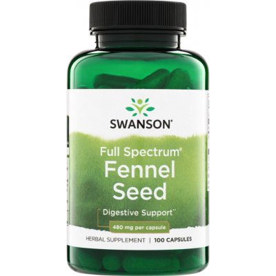 Swanson Fennel Seed 480 mg 100 kapslí – Hledejceny.cz