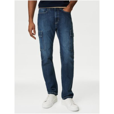 Marks & Spencer Tmavě modré pánské džíny – Zboží Mobilmania