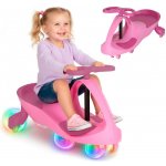 KIK Gravitační s LED kolečky růžové – Zboží Mobilmania