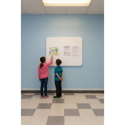 VYLEN s.r.o. Vylenka, samolepící pěnová nástěnka Bílá 00, 805 mm x660 mm – Zboží Živě