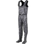 Kinetic Neoprenové Prsačky Neorush Bootfoot Cleated Grey Camo – Zboží Dáma