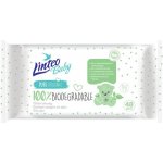 LINTEO BABY Vlhčené ubrousky 100% Biodegradable, 48 ks – Sleviste.cz
