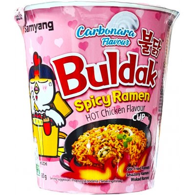 Samyang Buldak ramen Buldak Carbonara cup 80 g – Hledejceny.cz