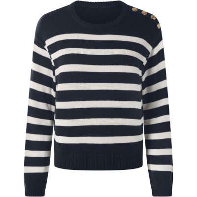 esmara Dámský pletený svetr s BIO bavlnou navy modrá – Sleviste.cz