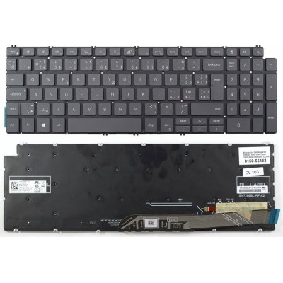 česká klávesnice Dell Inspiron 15-5501 5502 5508 5509 3501 3502 3505 šedá CZ/SK podsvit – Zboží Živě