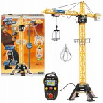 Dickie stavební jeřáb Mega Crane 120 cm na kabel – Zboží Dáma