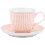 Green Gate porcelánový šálek s podšálkem Alice Pale Pink 200 ml – Zboží Mobilmania