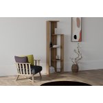 Asir Knihovna WAND ořech – Zboží Mobilmania