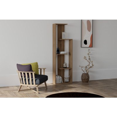 Asir Knihovna WAND ořech – Zboží Mobilmania