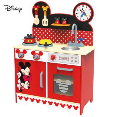 Derrson Disney Dřevěná kuchyňka XL Mickey a Minnie – Zboží Mobilmania