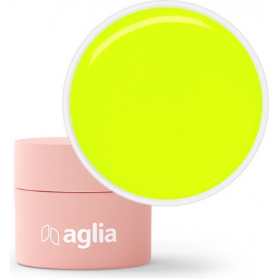Aglia GAUDY YELLOW QUICK barevný UV/LED gel 5 ml – Zboží Dáma