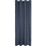 Pierre Cardin ZÁVĚS NA KROUŽCÍCH PIERRE CARDIN INGA 140X250 CM TMAVĚMODRÁ – Hledejceny.cz