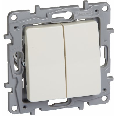 Legrand NILOÉ 764608 č.1/0 dvoj.béžová – Hledejceny.cz