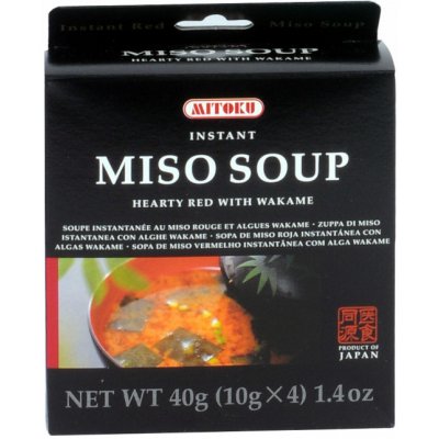 Mitoku Instantní Miso polévka s wakame 4 x 10g – Zboží Dáma