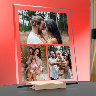 Skleněná deska s koláží fotek – Zboží Dáma