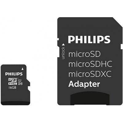 Philips microSDHC 16 GB M16MP45B/00 – Zbozi.Blesk.cz