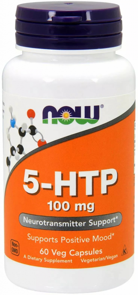 NOW Foods 5-HTP 100 60 rostlinných kapslí