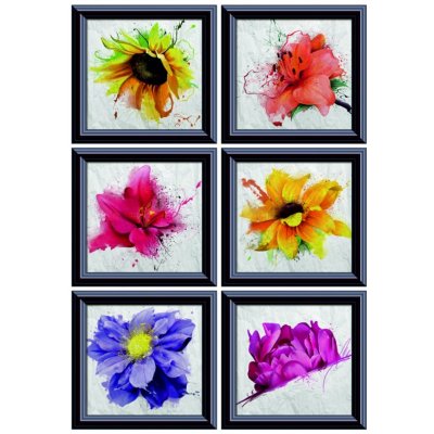 Samolepicí dekorace Květiny v rámu F 1059 rozměry 65 x 85 cm – Hledejceny.cz