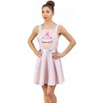 Froster Růžová kuchyňská zástěra ve tvaru šatů – Sleviste.cz