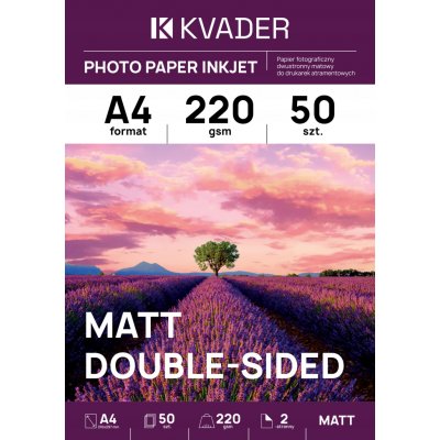 KVADER A4 220 g/m2 50 ks – Zboží Živě
