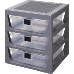 LEGO® Storage organizér šedá/dark 34.6 cm 37.9 cm 32.6 cm – Hledejceny.cz
