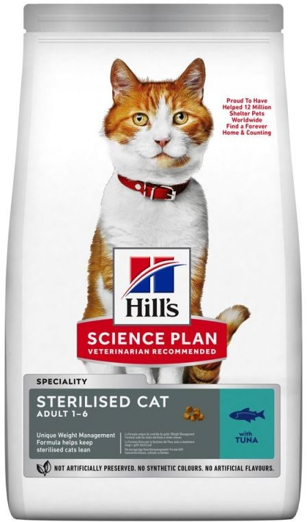 Hill\'s Science Plan Feline Young Adult Sterilised Tuna 3 kg