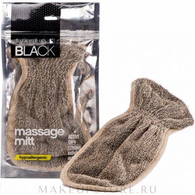 Suavipiel pánská masážní rukavice Black Massage Mitt