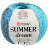 Příze YarnArt Summer Dream 4304 odstíny modré a tyrkysové barvy