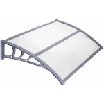 Springos Polyroof 120x75 cm šedá/transparentní – Zboží Mobilmania