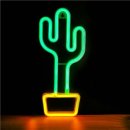 Forever dekorativní LED neon kaktus zelená RTV100211