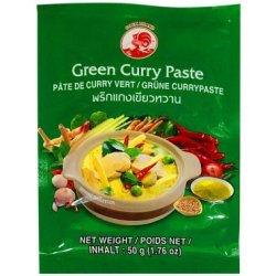 Cock brand thajská zelená kari pasta 50 g