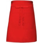Link Kitchen Wear Pekařská zástěra s kapsou X964T Red 90x50cm – Hledejceny.cz