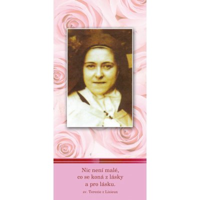 Paulínky Záložka sv. Terezie z Lisieux (Z 181) – Hledejceny.cz