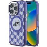 Karl Lagerfeld IML Monogram K&CH Heads MagSafe pro iPhone 16 Pro Purple – Zboží Mobilmania