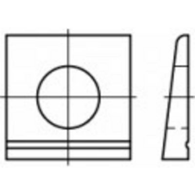 podložka klínová 17.5 mm nerezová ocel A2 25 ks TOOLCRAFT 1060743 – Hledejceny.cz