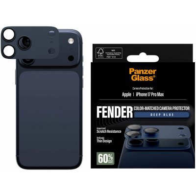 PanzerGlass Fender Apple iPhone 17 Pro Max modrý ochranný hliníkový prvek fotoaparátu PG94000 – Zboží Živě