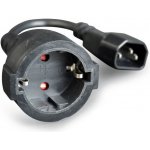 Gembird Power Adapter Cord IEC320 C14 -Schuko, M-F, 15cm, PC-SFC14M-01 – Zboží Živě